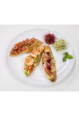 Bruschetta z awokado i krewetką