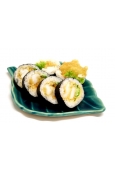 Futomaki - Kalmar w tempurze, sałata, ostry majonez