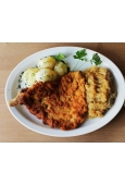 Kotlet schabowy z kostką