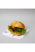 Burger SEITAN HOISIN - bułka RAZOWA - burger miesiąca