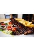 Żeberka Wieprzowe w Sosie BBQ