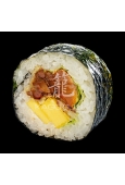 Pieczona kaczka z mango maki