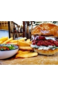 Czerwony burger
