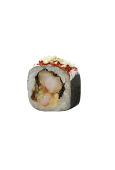 MAKI Z PIECZONĄ KREWETKĄ W TEMPURZE