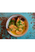 Gambas con chistorra