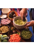 Totopos con guacamole
